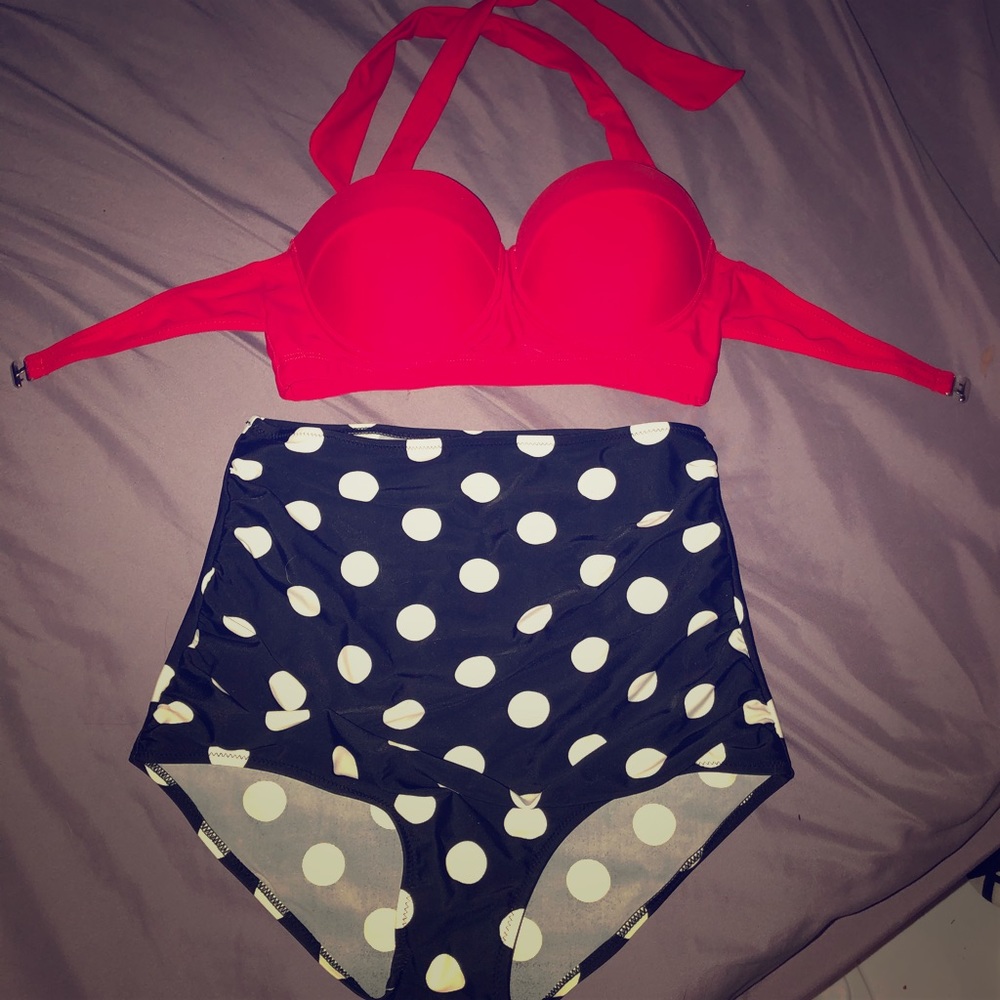High waisted bikini
